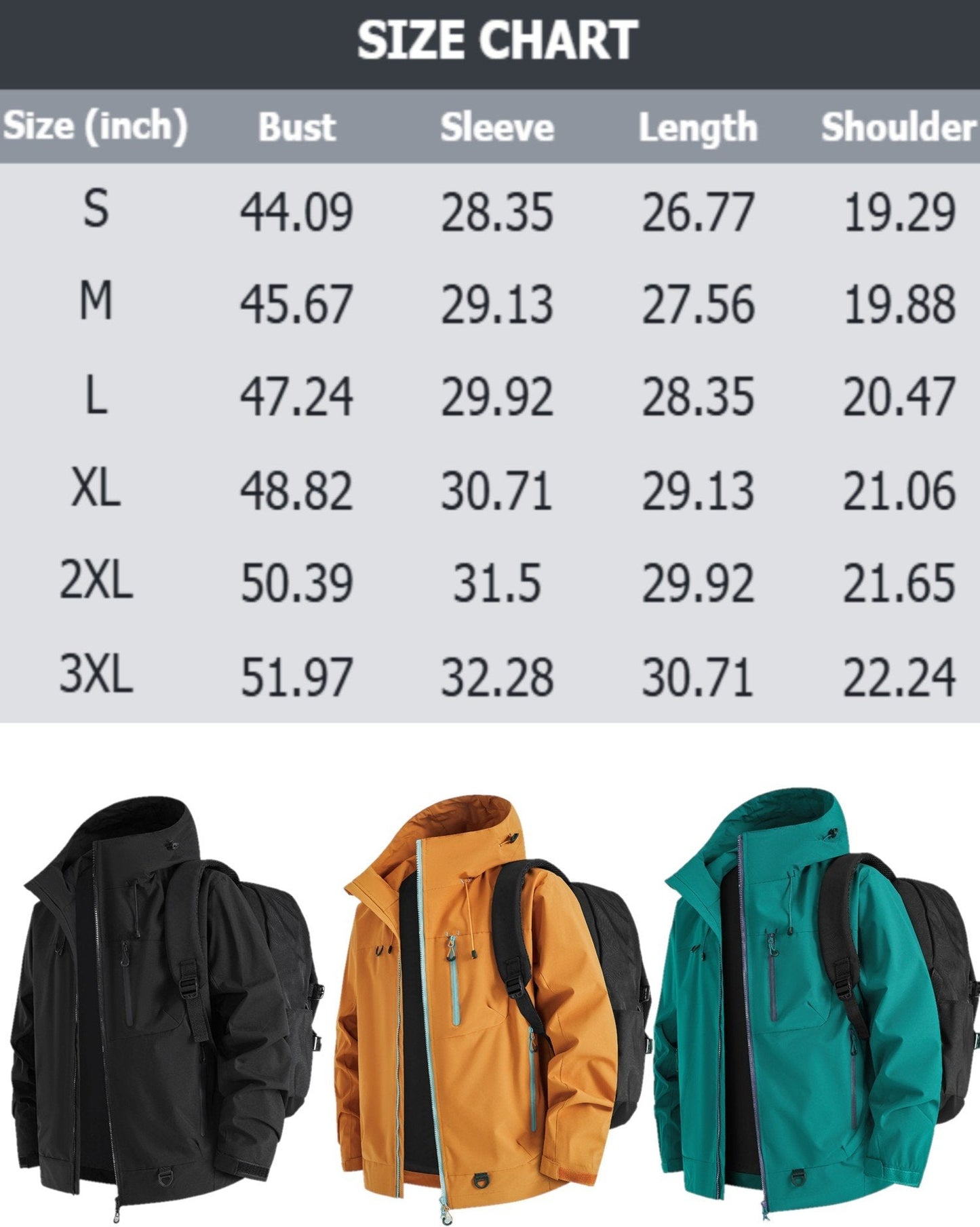🧡Last Day Sale 50% OFF!!🔥Waterproof Jacket: The Ultimate Gift for Outdoor Lovers & Daily Commuters!