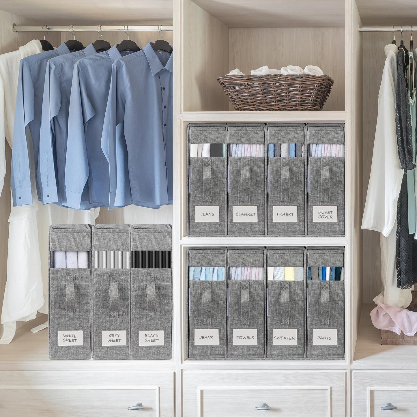 🔥Foldable Closet Storage Bins