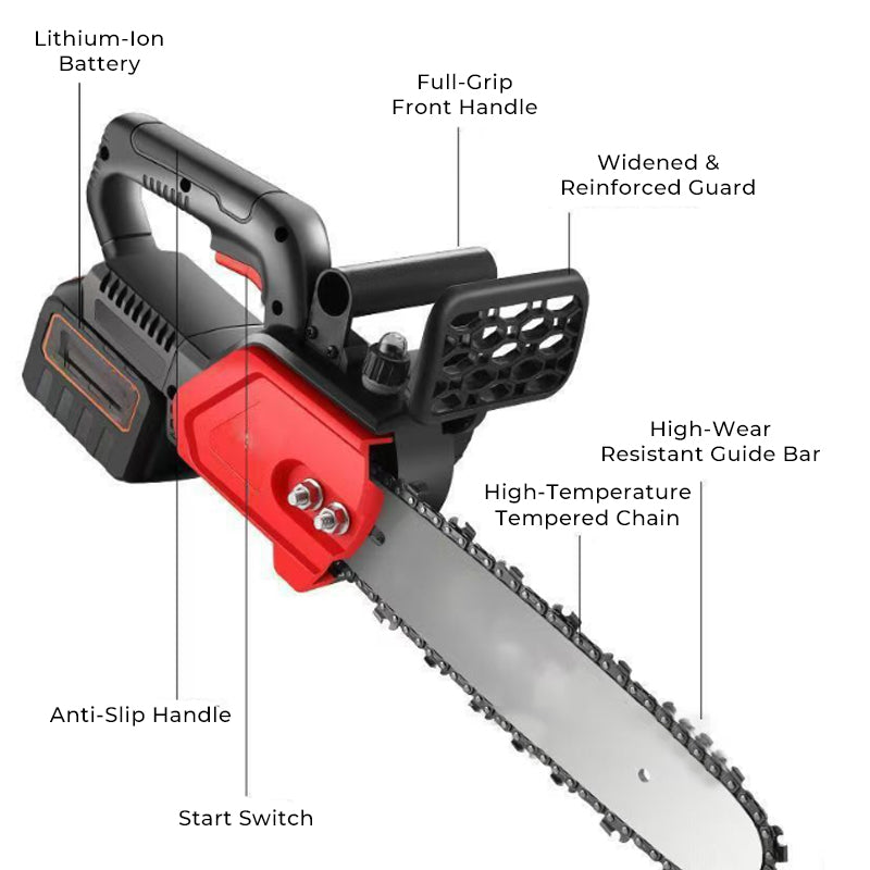 🔥Cordless high-power lithium battery chainsaw