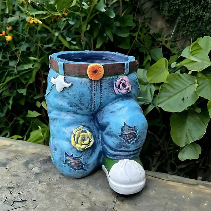 ⏳Limited-time 50% off⏰Creative 3D Jeans Shaped Flower Pot👖🪴