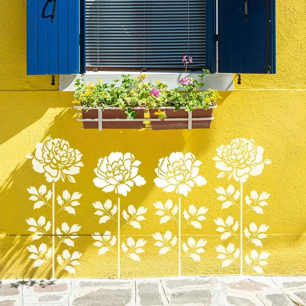 🔥DIY decoration🌻-Garden Fence Large Flower Stencils