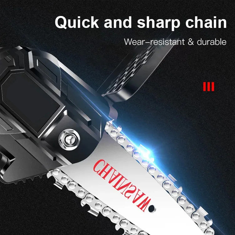 Compact and portable, unlimited power, portable and powerful chainsaw