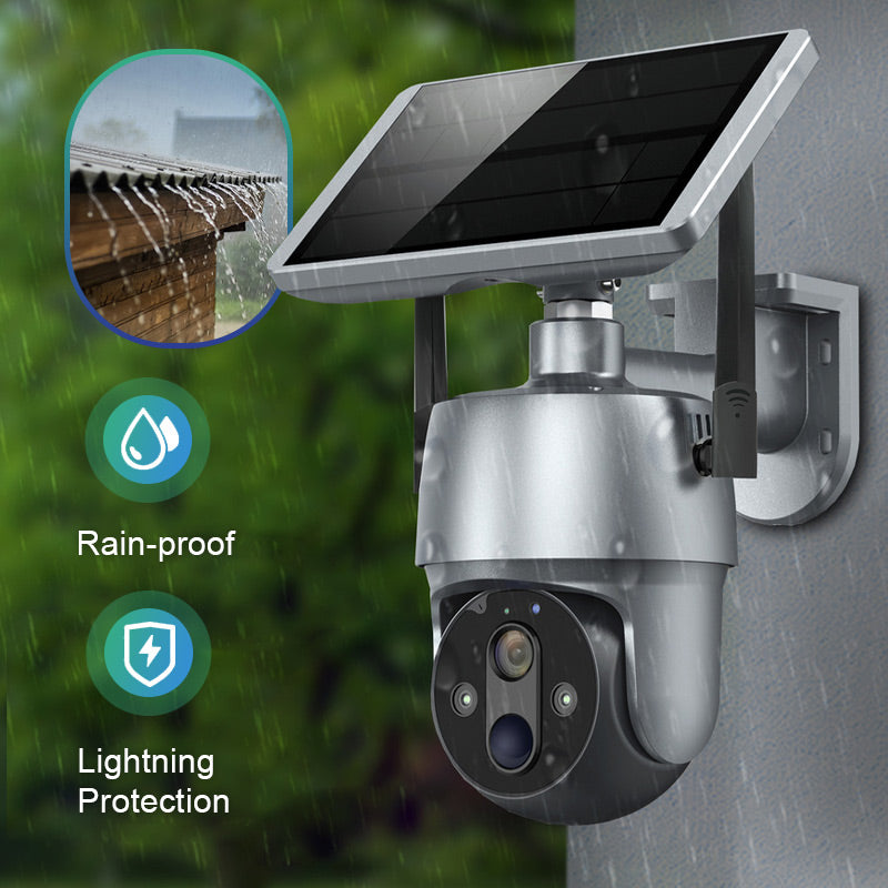 ️Free shipping📦360-degree Solar Surveillance Camera with Full Color N ...