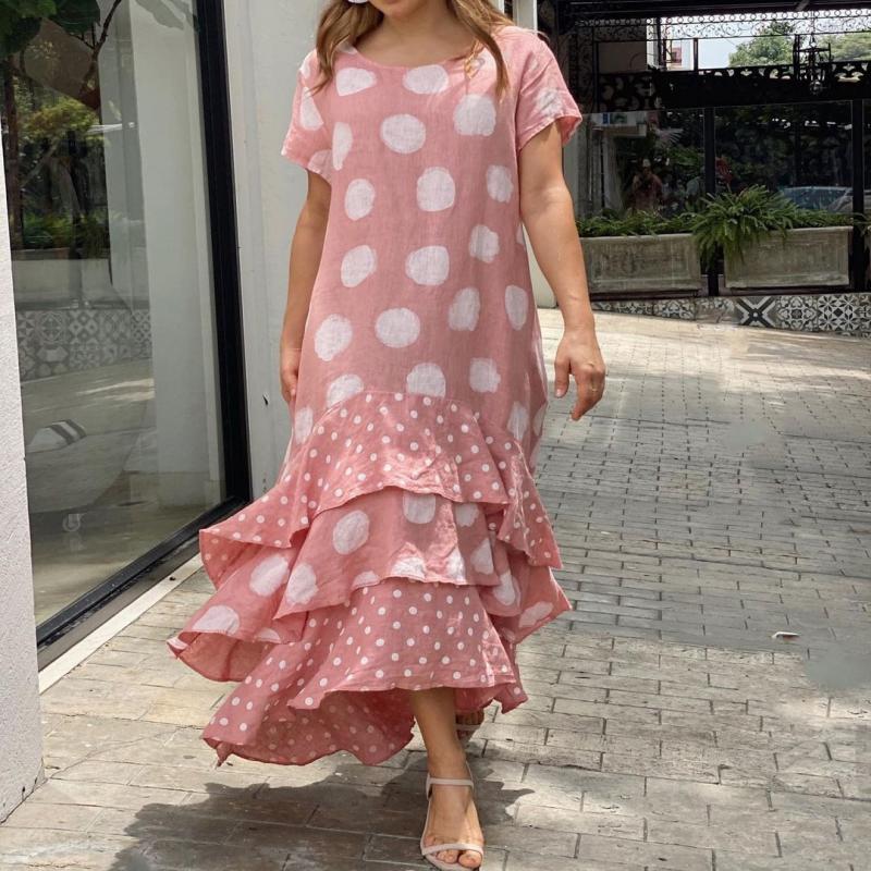 🔥Hot New 48%OFF🎉Polka dot print hem long skirt