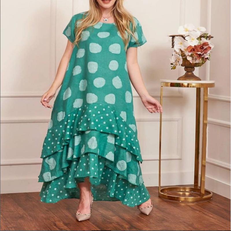 🔥Hot New 48%OFF🎉Polka dot print hem long skirt