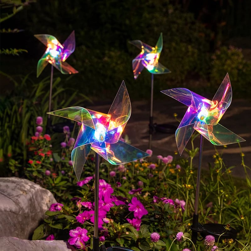 🏡Garden Solar Windmill Light--🔥Buy More Get More🔥