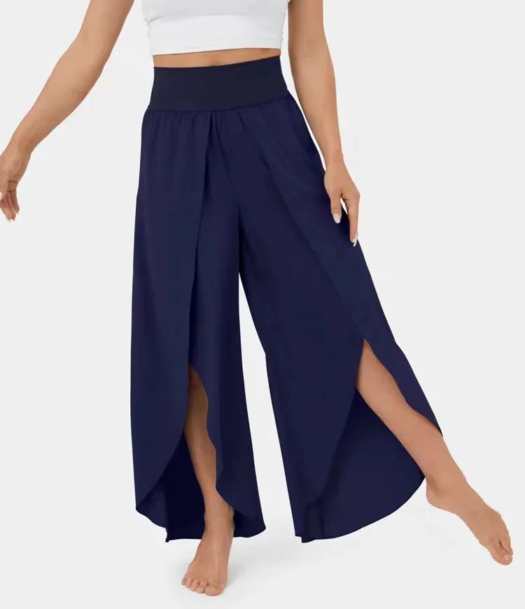 (🔥Last Day Promotion- SAVE 48% OFF) -High Waisted Split Wide Leg Quick ...
