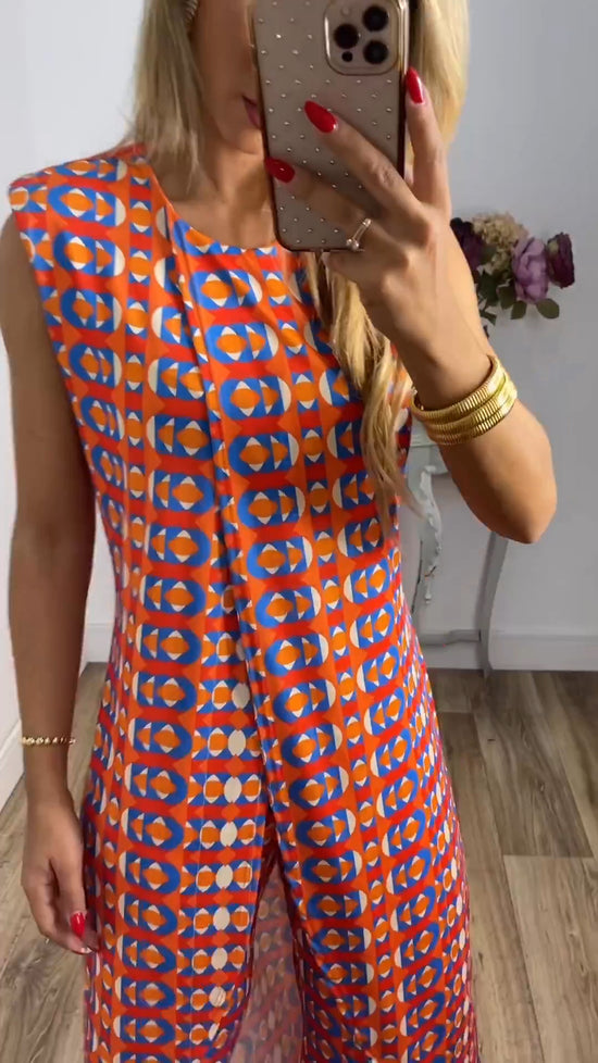 New Arrival Abstract Printed Comfy Suit For Women main image 1