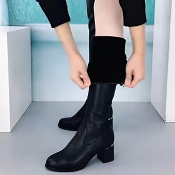 Bow Elastic Soft Warm Comfortable Boots