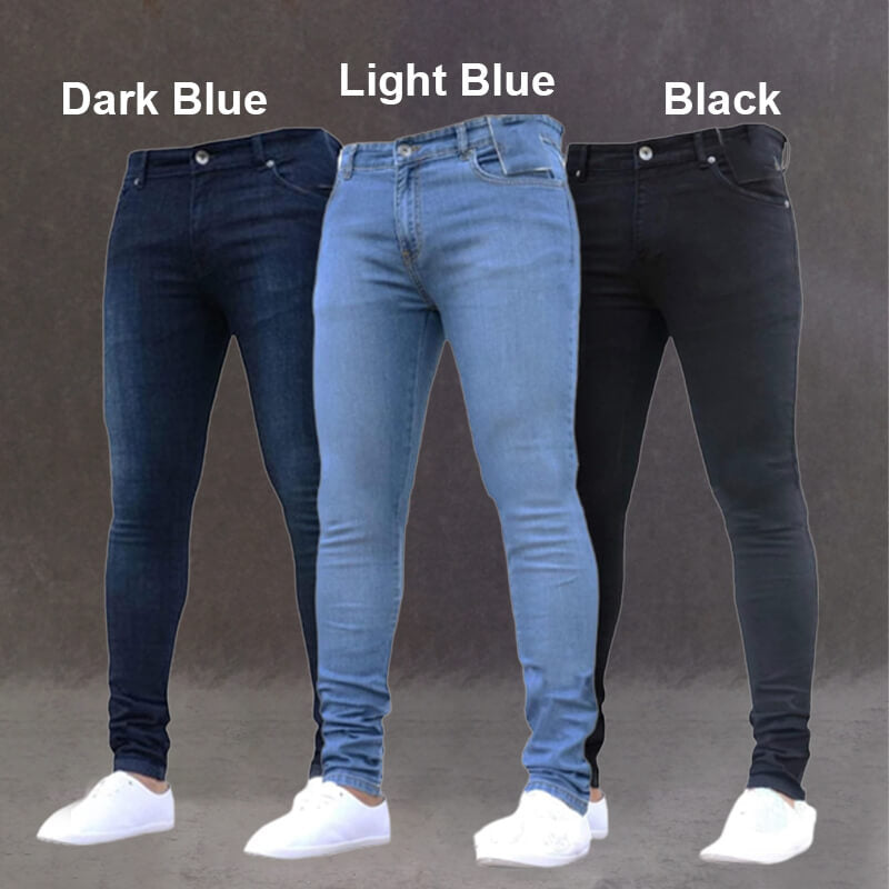 Slim Fit Denim Stretch Jeans for Men