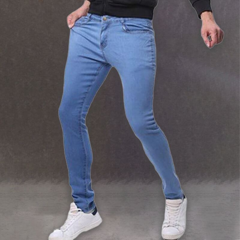 Slim Fit Denim Stretch Jeans for Men