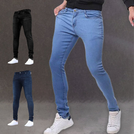 Slim Fit Denim Stretch Jeans for Men