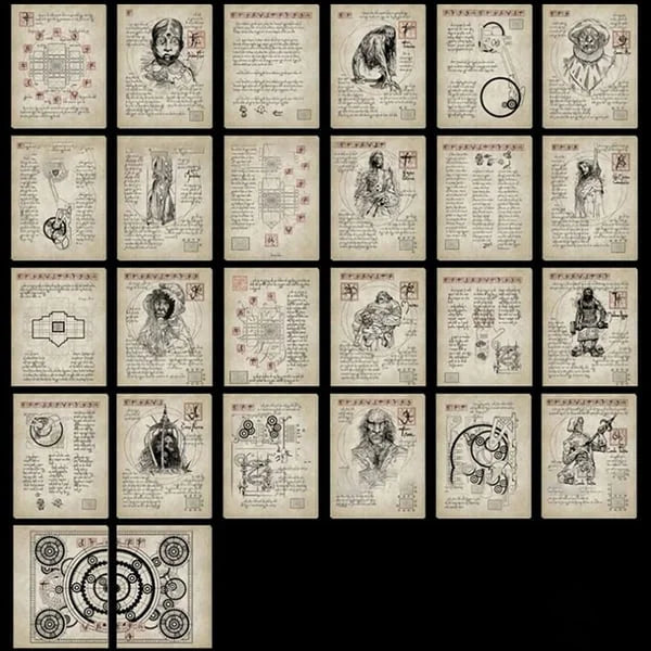 Unique 13 Ghost Black Zodiac Book