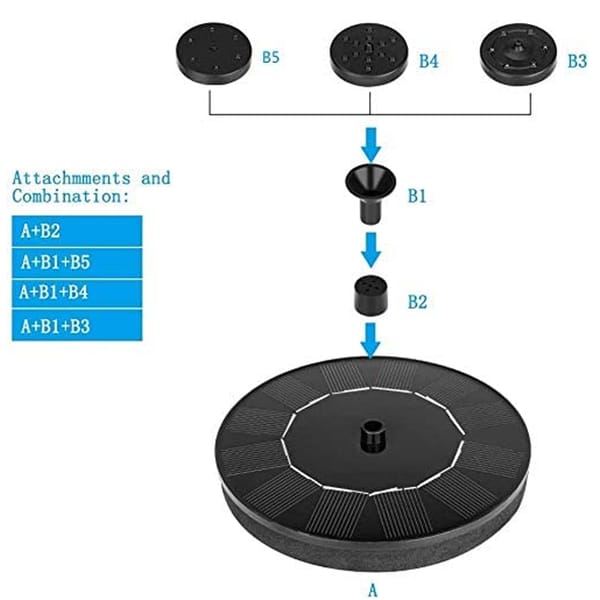 🎁Best Mother's Day Gift Of 2023🎁 - Solar outdoor fountain-The perfect garden decoration