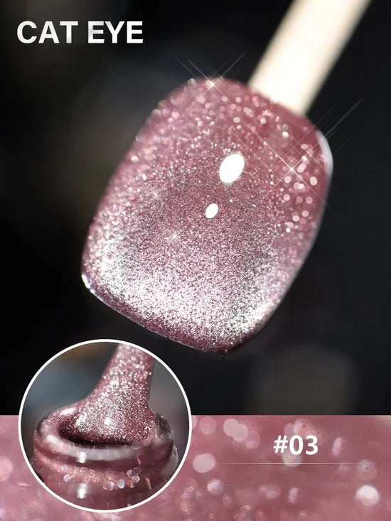 49 OFF🔥Laser Diamond Cat Eye Nail Polish🎁 ffmetro