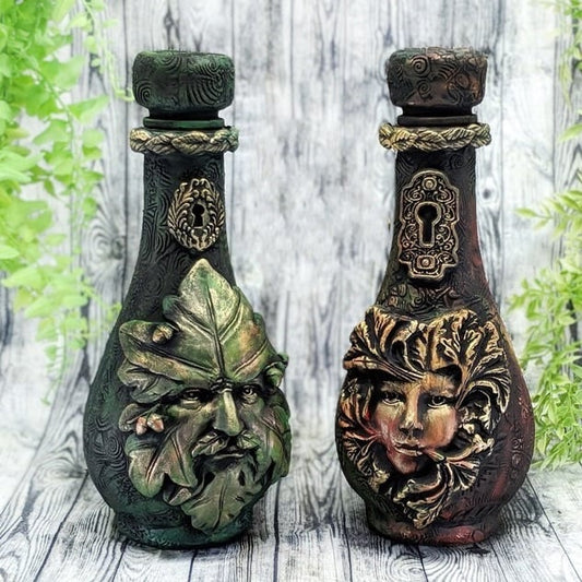 🔥Christmas Hot Sale 49% OFF - 🦋Handmade Witchcraft Sculpture Potion Bottle