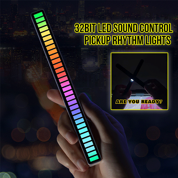 Wireless Sound Activated RGB Light Bar (3PCS)