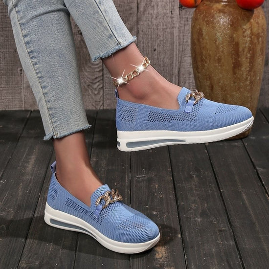 comfortable wedge sneakers