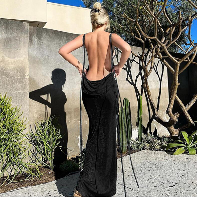 🔥50% OFF HOT SALE Backless Maxi Dress