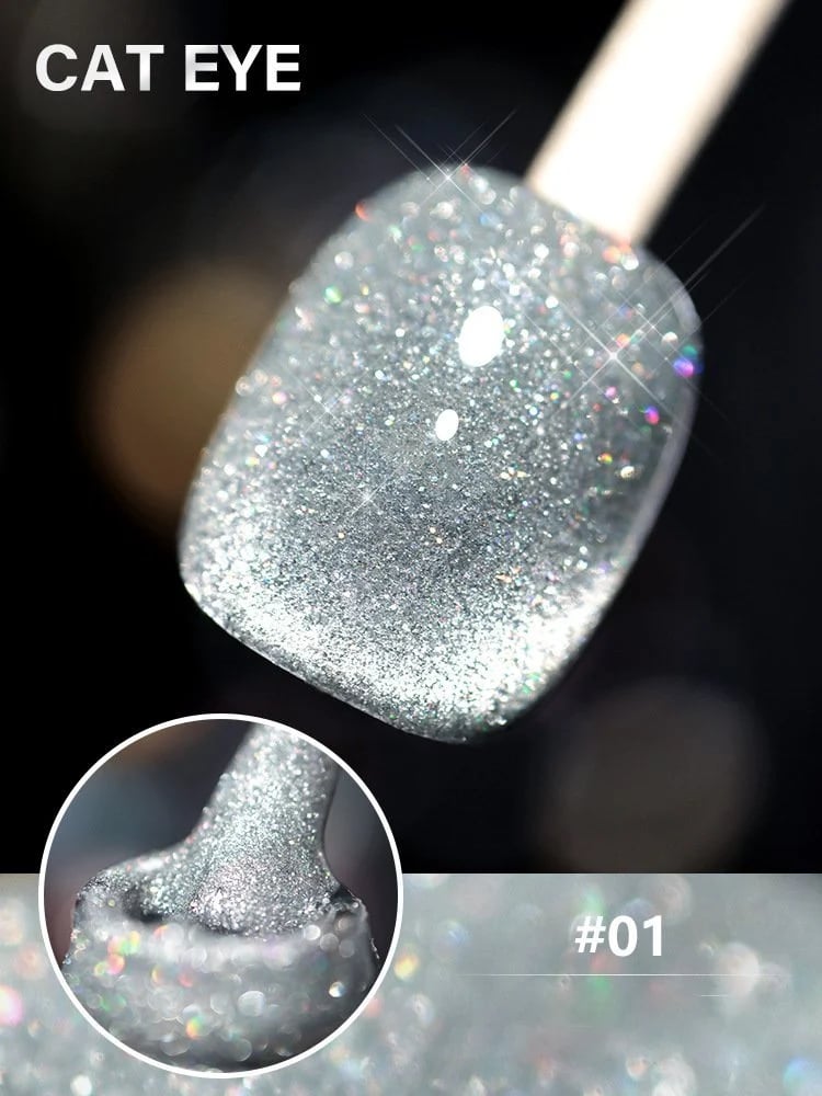 49 OFF🔥Laser Diamond Cat Eye Nail Polish🎁 ffmetro