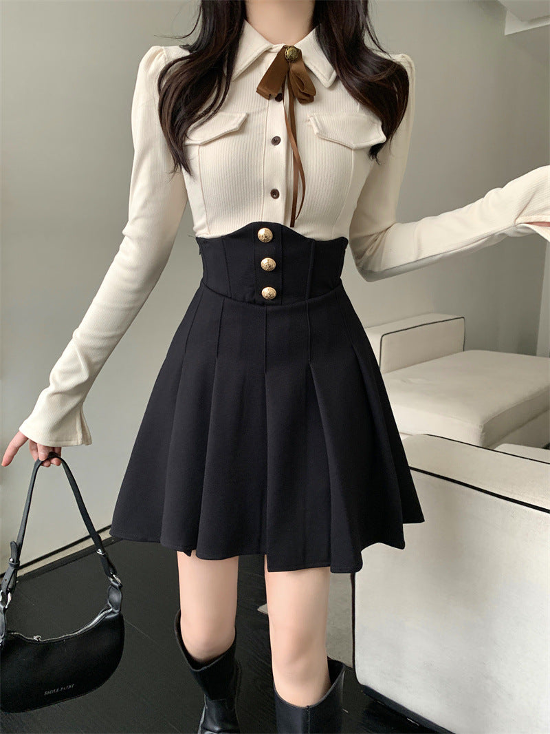 Women's Casual Waist Shaping Slim Dress