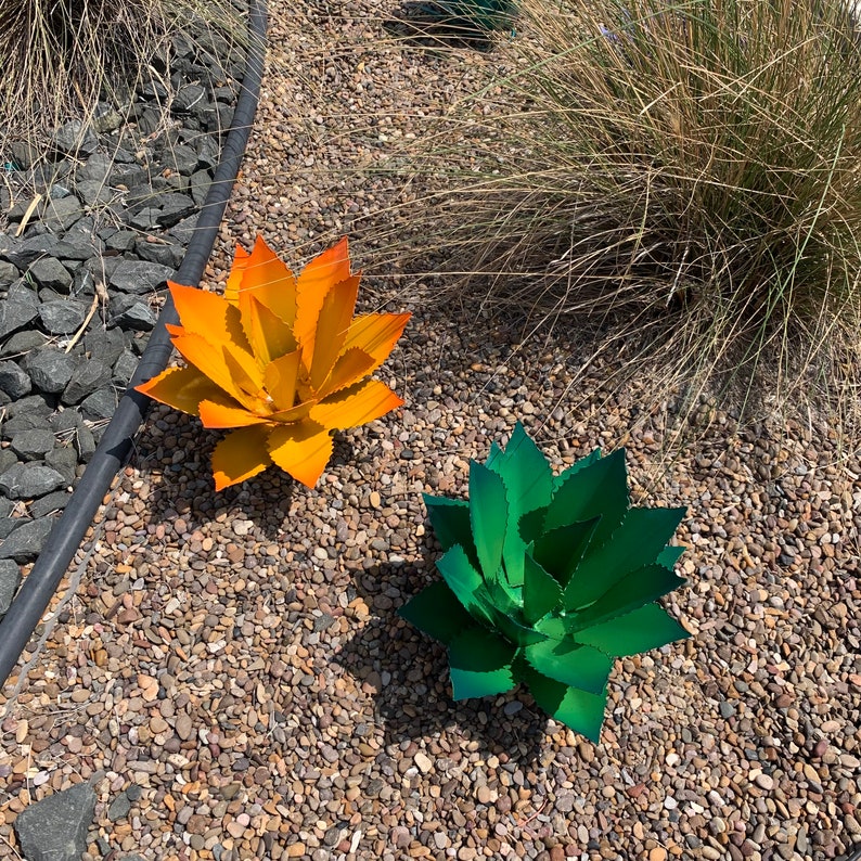 Decorative  metal plant agave  - Garden Art