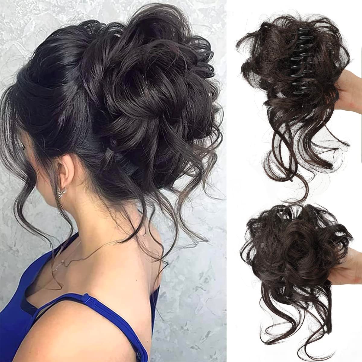 Curly Bun Hair Piece