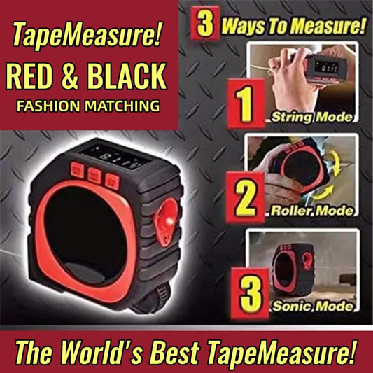 3 In 1 Laser Tape Measure Rangefinder Infrared High-precision Intelligent Electronic Ruler