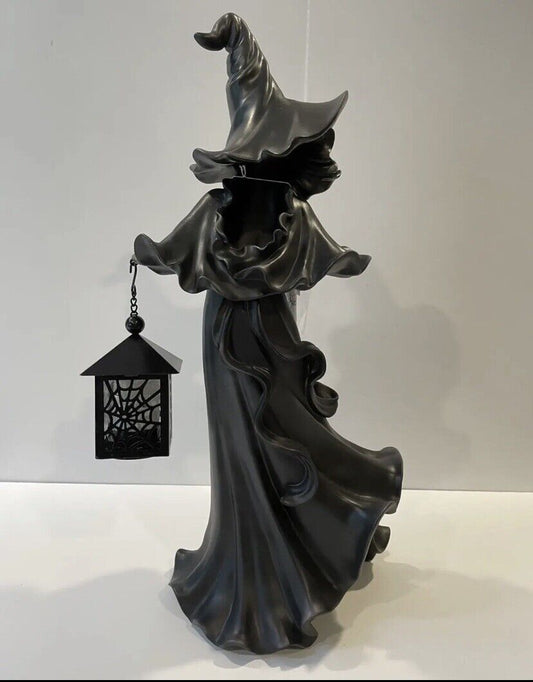🎃Early Halloween Sale -Black Witch With Lantern