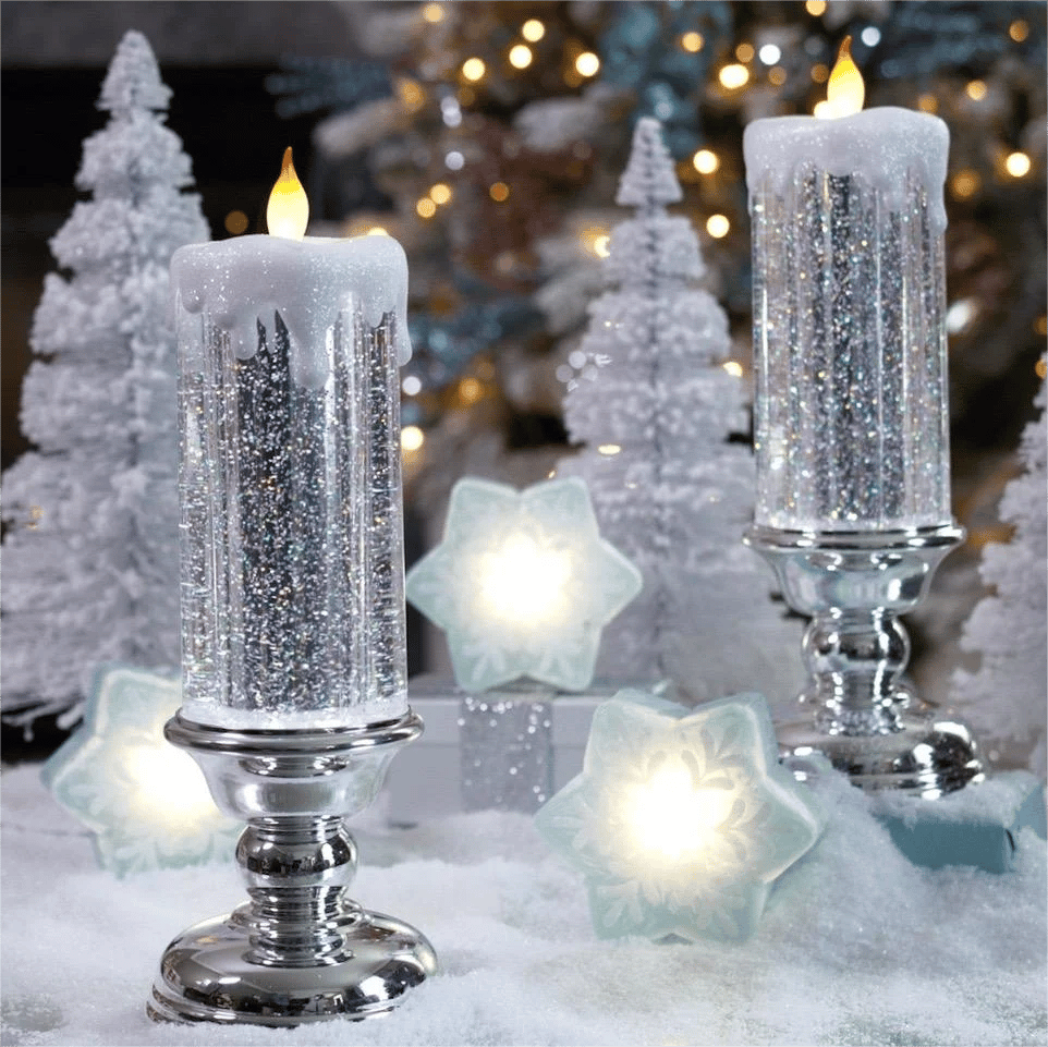 LED Candles  With Pedestal