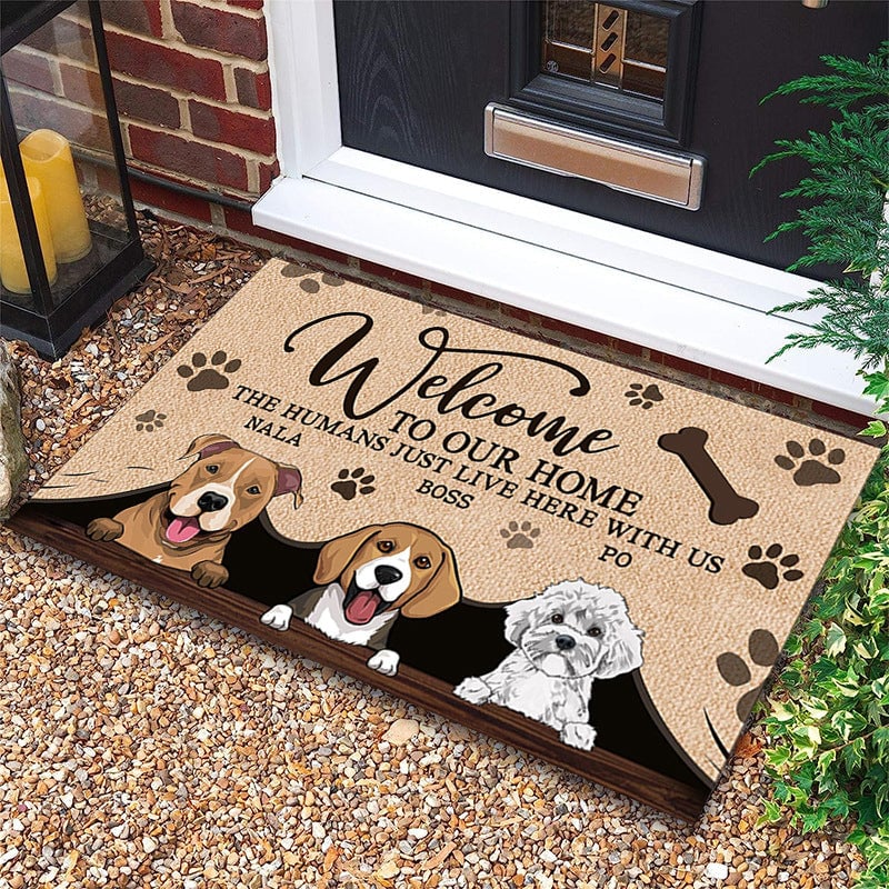 Cartoon animal floor mat