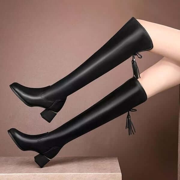 Bow Elastic Soft Warm Comfortable Boots