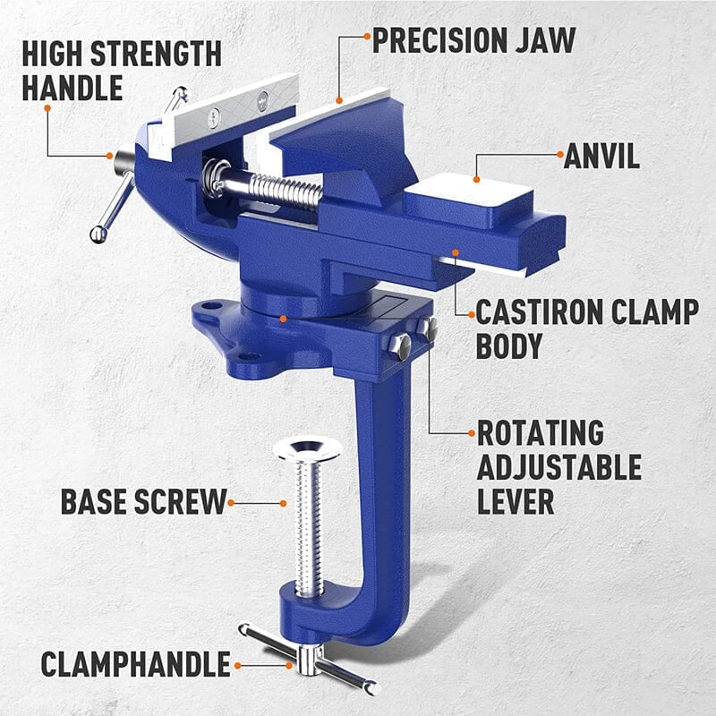 2-in-1 Bench Vise