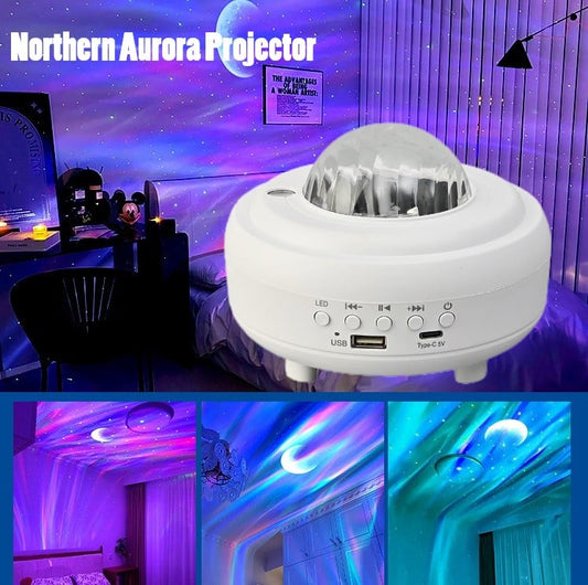 🔥Christmas 49% Off✨Northern Lights Aurora Projector-Lost in the enchanting starry sky🥰