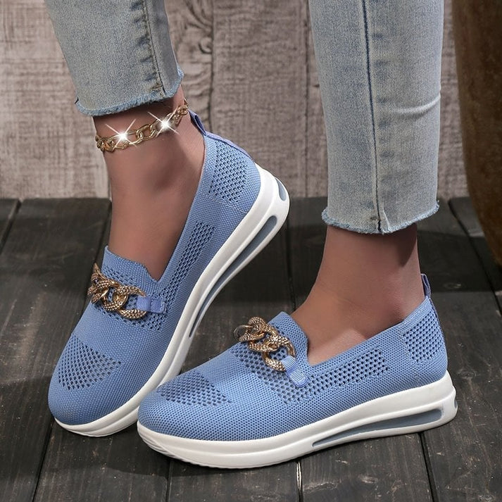 comfortable wedge sneakers