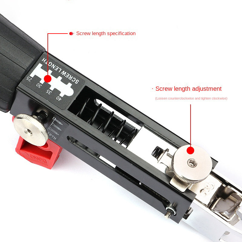 Woodwork Automatic Nail Gun Adapter Electric Drill Chain Attachment Set for Nail Gun Electric Drill