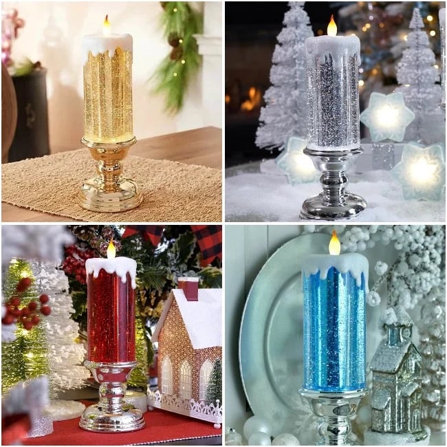 LED Candles  With Pedestal