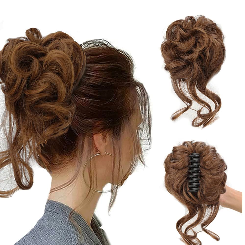 Curly Bun Hair Piece