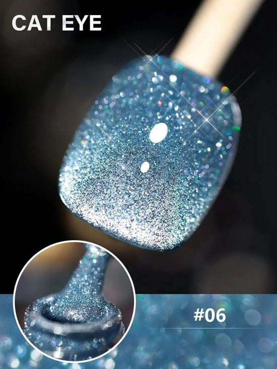 49 OFF🔥Laser Diamond Cat Eye Nail Polish🎁 ffmetro
