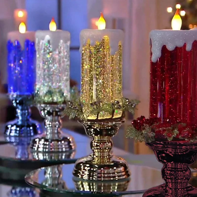 LED Candles  With Pedestal