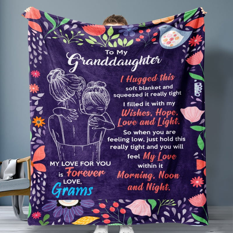 🎁Granddaughter's Gift-Sweet Words Blanket