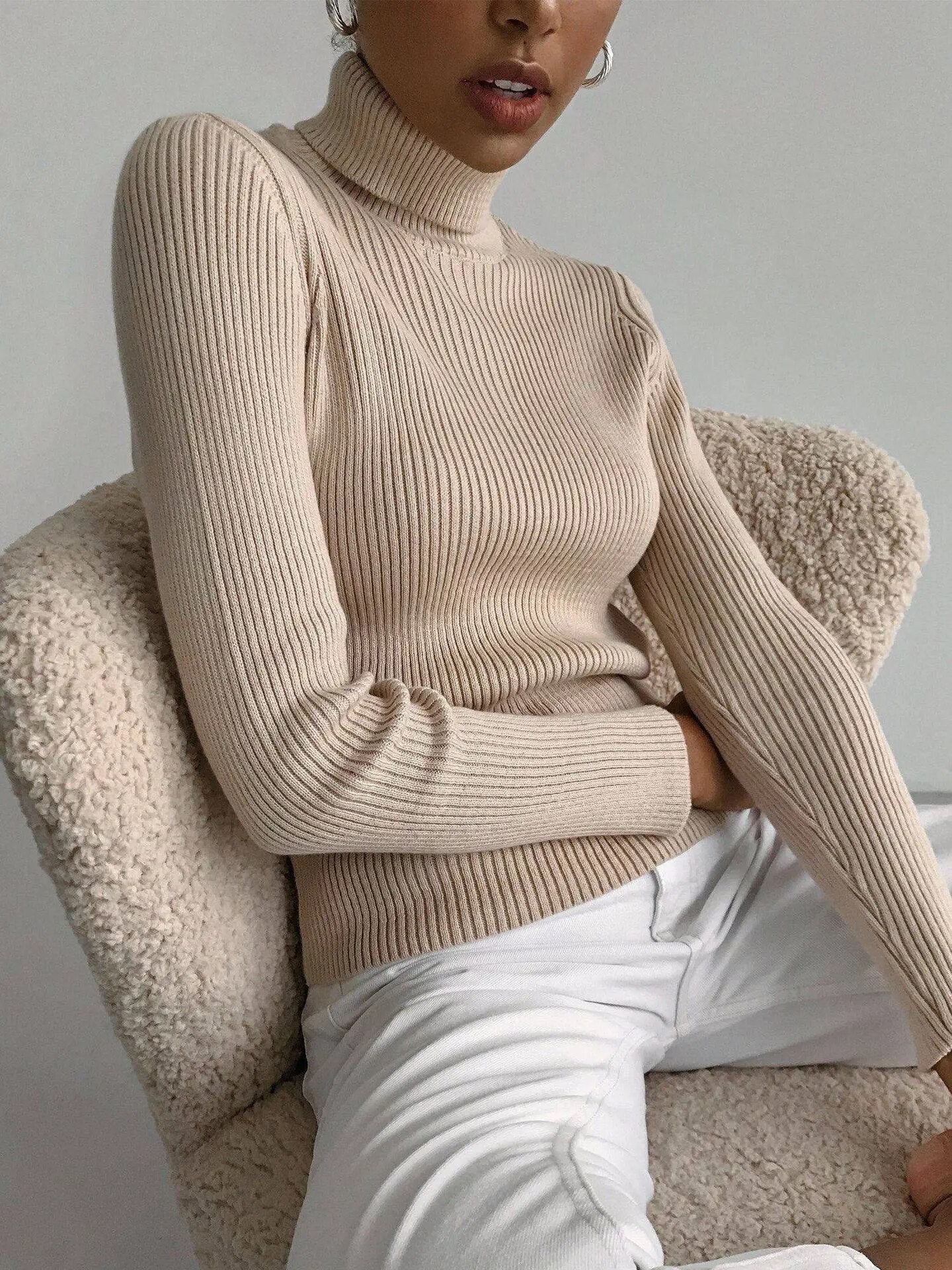 2023 New Turtleneck Sweater Soft And Warm
