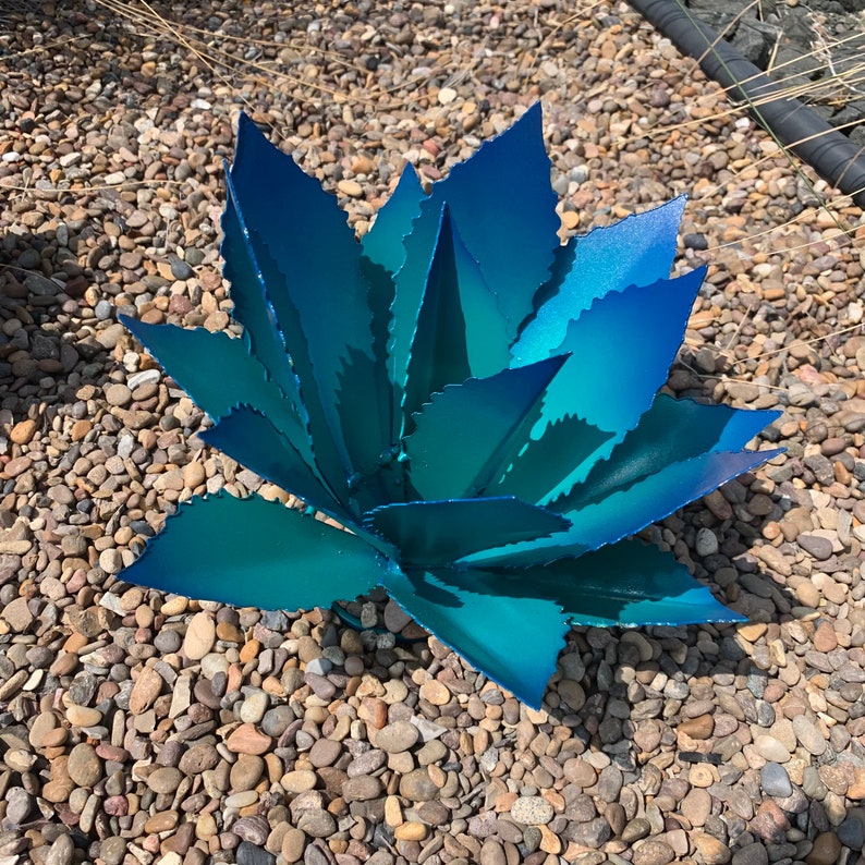 Decorative  metal plant agave  - Garden Art