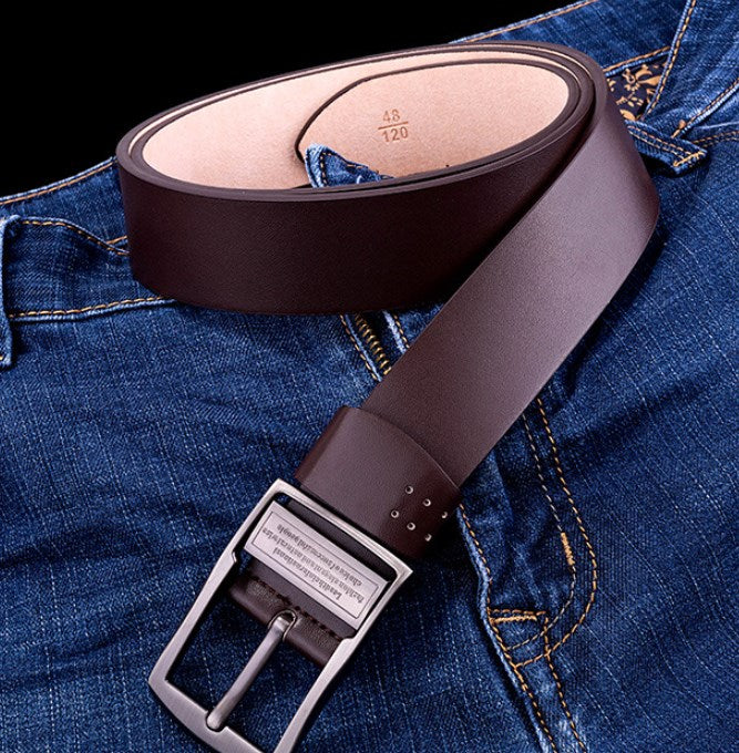 🎁[Practical gift for him] Men's business leather belt