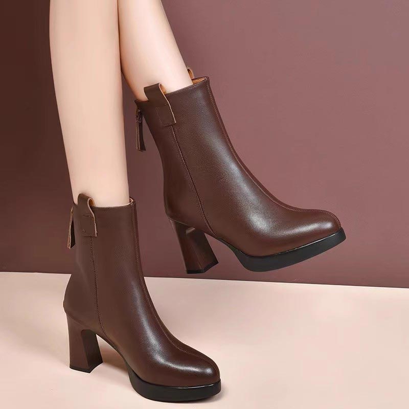 ✨2024 New👠Ladies Stylish Pointed Toe High Heel Boots🎁