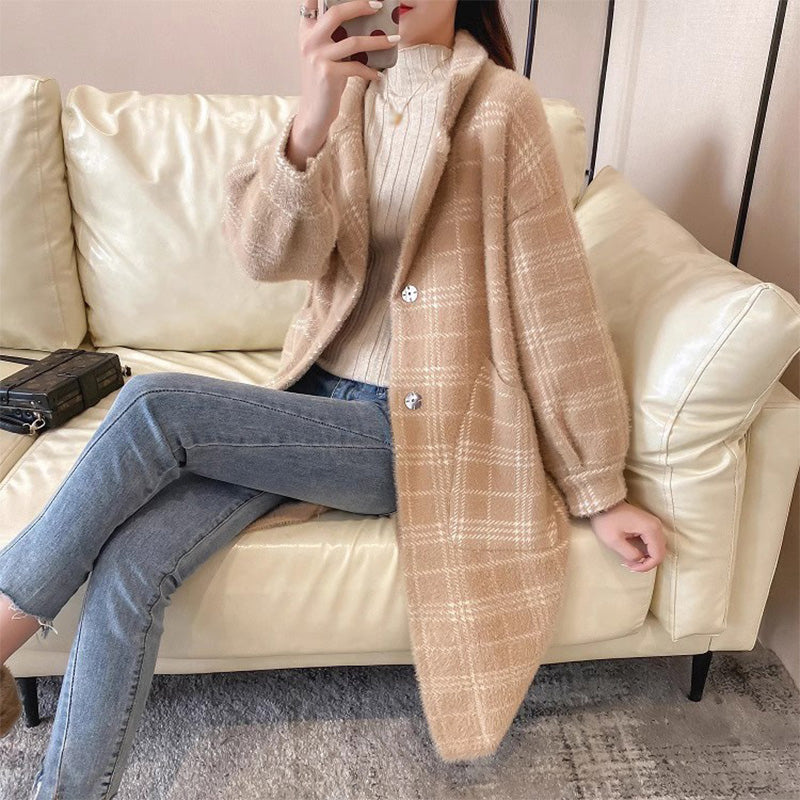 ✨Winter gift✨Faux wool mid-length coat✨Winter gift✨Faux wool mid-length coat