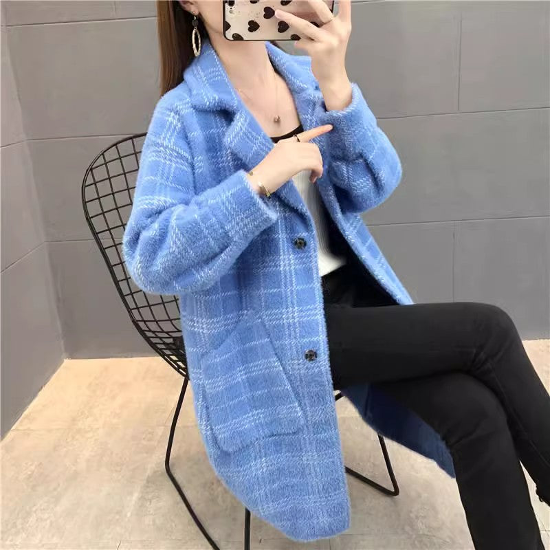 ✨Winter gift✨Faux wool mid-length coat✨Winter gift✨Faux wool mid-length coat