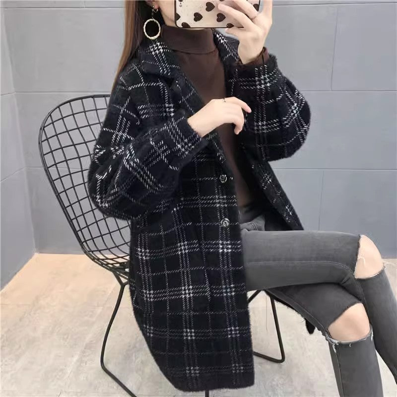 ✨Winter gift✨Faux wool mid-length coat✨Winter gift✨Faux wool mid-length coat