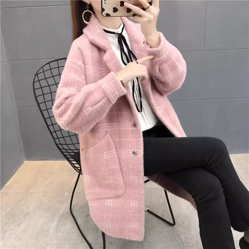 ✨Winter gift✨Faux wool mid-length coat✨Winter gift✨Faux wool mid-length coat